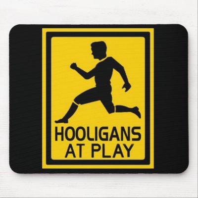 Hooligans At Play Mouse Pads