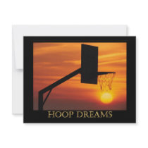 HOOP DREAMS invitations by GAZoomIn HOOP DREAMS invitations