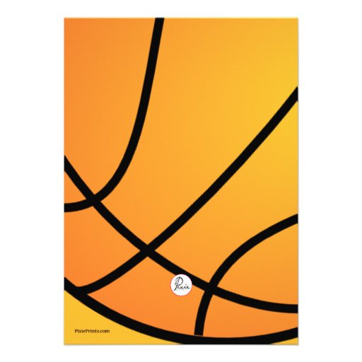 Hoop Game Photo Invitation