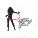 Hoop Girl-Hula Hoop stickers