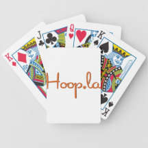 Hoop.la community swag bicycle poker deck