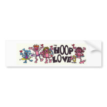 Hoop Love Bumper Sticker bumper stickers