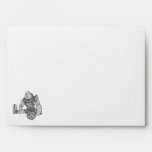 Hoop on head basketball gray envelopes