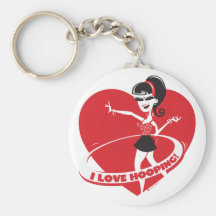 Hooping Diva key chains