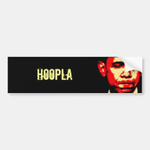HOOPLA bumper sticker
