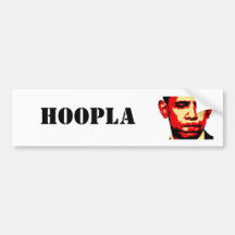HOOPLA bumper sticker
