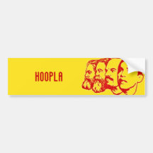 HOOPLA bumper sticker