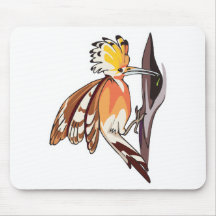 hoopoe bird mouse mat