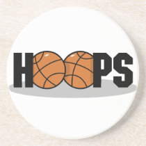 Hoops Basketball Coasters