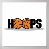 hoops basketball design posters
