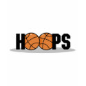 hoops basketball design t-shirts