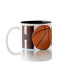 Hoops Basketball Two-Tone Mug