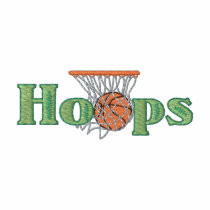 Hoops embroidered shirts