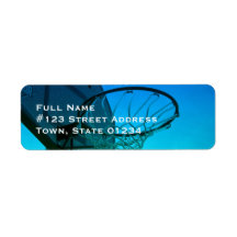 Hoops Mailing Label