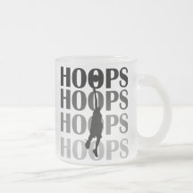 Hoops Silhouette T-shirts and Gifts Coffee Mugs