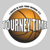HOOPS-TOURNEY TIME stickers