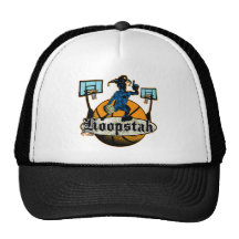 Hoopstah Logo Gear for Ballers and Hoopsters Mesh Hats