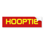 HOOPTIE BUMPER STICKERS
