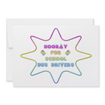 Hooray for School Bus Drivers! Invite