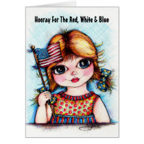 Hooray For The Red, White and Blue cards