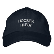 HOOSIER HUBBY embroidered hats