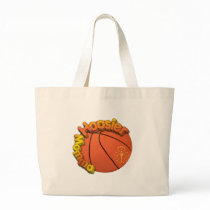 Hoosier Momma BASKETBALL FAN bags
