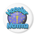 Hoosier Momma Indiana Flag magnets