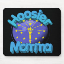 Hoosier Momma Indiana Flag Mouse Pads