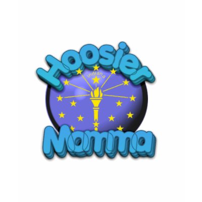 Hoosier Momma Indiana Flag T Shirt by familymatters