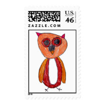 Hoot Hoot the Owl postage by SuperMaggie Hoot Hoot the Owl postage