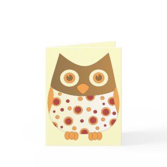 Hoot Owl card