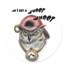 Hoot Owl stickers