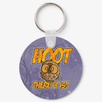 hoot there it is keychains