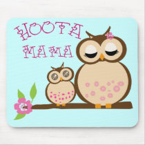 Hoota Mama Mouse Pads