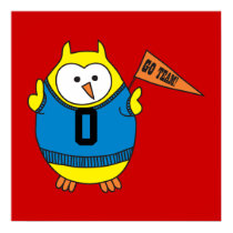 Hooter Rooter Owl Print