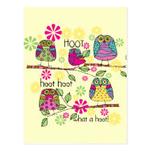 Hootie Owl Post Card
