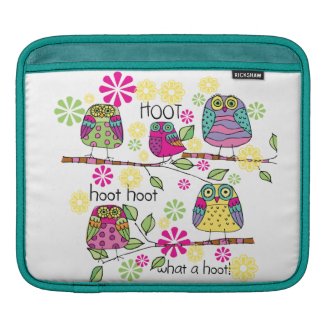 Hootie Owls Sleeves For iPads