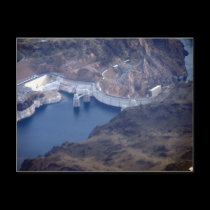 Hoover Dam Aerial Picture Postcards postcards