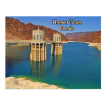 Hoover Dam and Lake Mead Post Card