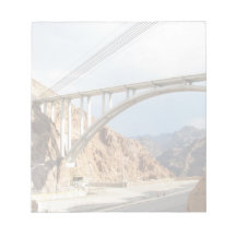 Hoover Dam Bridge Memo Note Pad