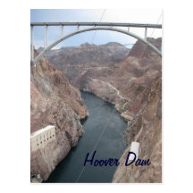 Hoover Dam Bridge Postcards