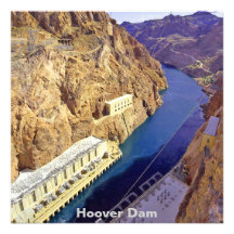 Hoover Dam in Arizona Invitation