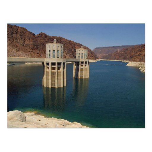 Hoover Dams Lakes Postcard