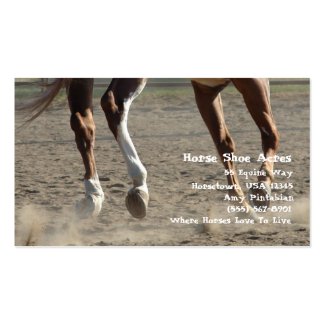 Hooves in Motion Business Cards