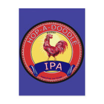 Hop a Doodle IPA Beer Postcards