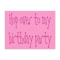 Hop over to my birthday party postcards