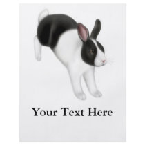 Hop to It Rabbit Flyer by twopurringcats Hop to It Rabbit Flyer