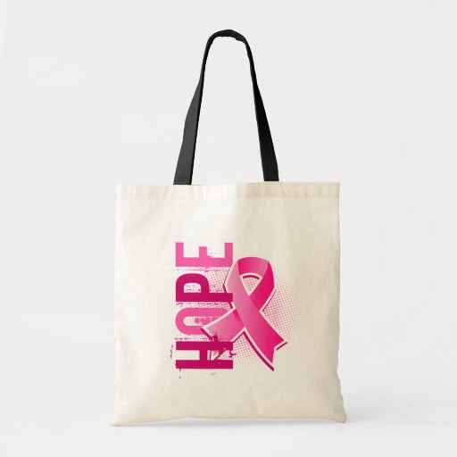 Hope 2 Breast Cancer Budget Tote Bag