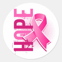 Hope 2 Breast Cancer Sticker