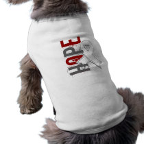 Hope 2 Lung Cancer Dog Tshirt
